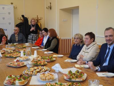 Spotkanie z emerytowanymi pracownikami Urzędu Miasta Gostynina