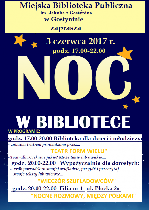 Noc w bibliotece