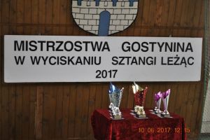 Mistrzostwa Gostynina w Wyciskaniu Sztangi Leżąc