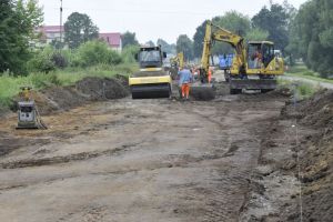 nowa droga na odcinku Dybanka-Wspólna