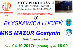 plakat Błyskawica-Mazur