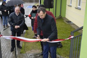 Uroczyste oddanie do użytku bloku socjalnego