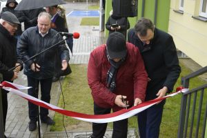 Uroczyste oddanie do użytku bloku socjalnego