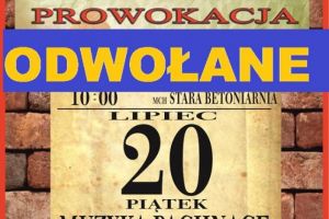 Odwołanie Ulicznego Projektu Prowokacja