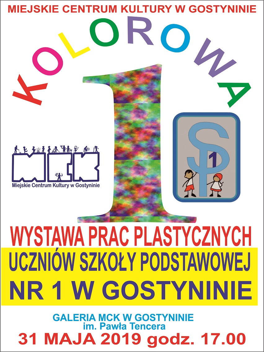 Zaproszenie na wystawę "Kolorowa Jedynka"