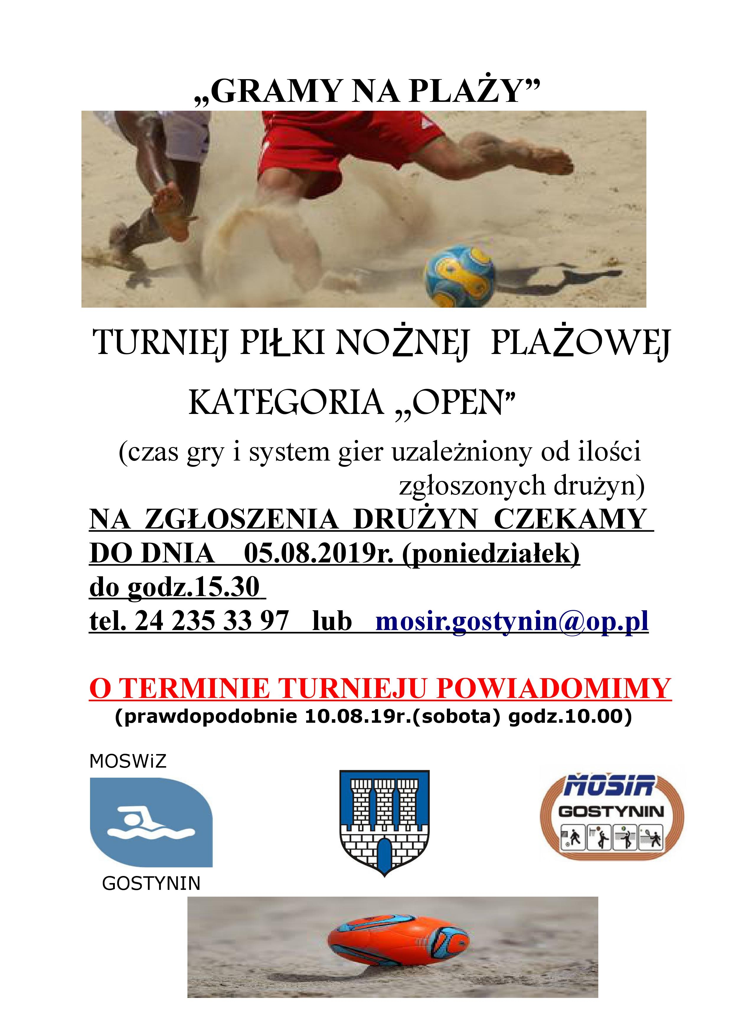 Turniej Piłki Plażowej w kat. Open