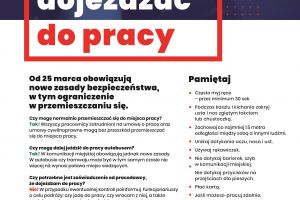 Plakat 8 - Bezpieczny dojazd do pracy