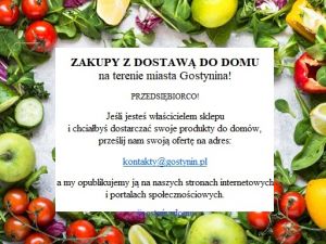 ZAKUPY Z DOSTAWĄ DO DOMU!