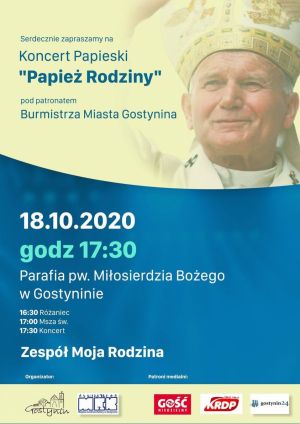 Plakat promujący koncert