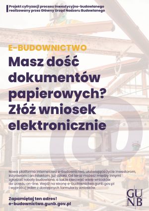 E-BUDOWNICTWO, czyli przyspieszenie procesu budowlanego