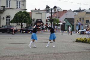 Występ gostynińskich mażoretek