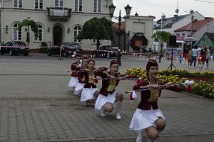 Występ gostynińskich mażoretek