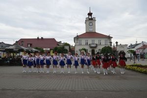 Występ gostynińskich mażoretek