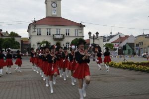 Występ gostynińskich mażoretek