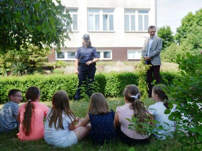 Bezpieczne wakacje z Burmistrzem