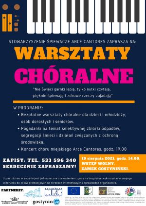 Warsztaty chóralne z Arce Cantores - zaproszenie