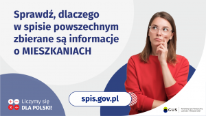 plakat Dlaczego spisywane są mieszkania?