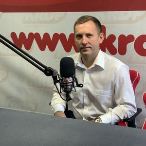 Paweł Pilichowicz podczas wywiadu w KRDP