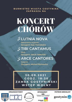 plakat Koncert Chórów