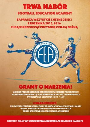 Football Education Academy - nabór do grupy Skrzatów