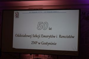 50-lecie sekcji emerytów i rencistów oddziału w Gostyninie