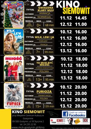 Kino Siemowit 10.12-13.12