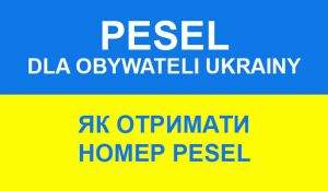 Nr PESEL dla Ukrainy