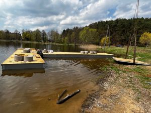 Nowy pomost pływający - foto D. Przybylski