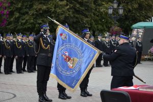 Nadanie sztandaru Komendzie PPSP w Gostyninie