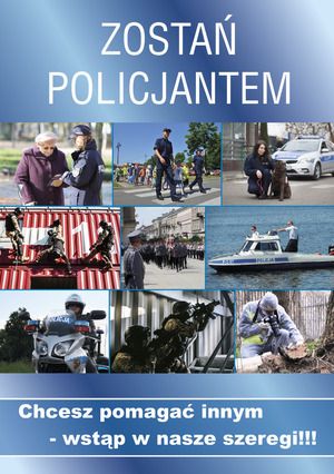 Zostań policjantem - plakat