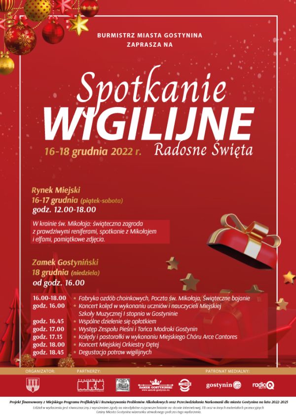 Spotkanie Wigilijne Radosne Święta