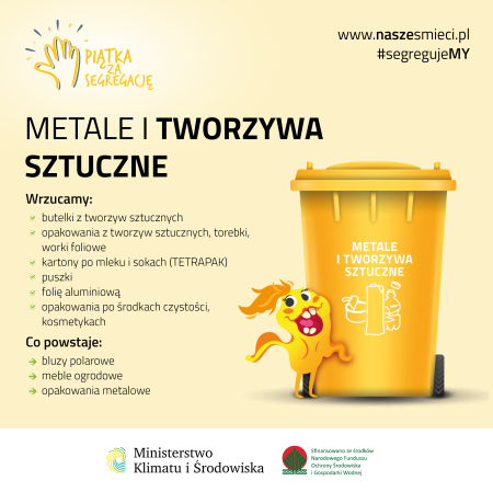 Grafika przedstawiająca recykling