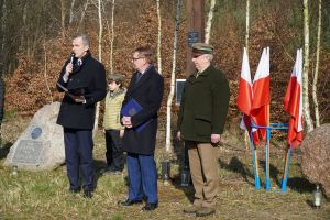 Uroczystość przy Krzyżu Katyńskim