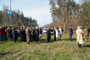 Uroczystość przy Krzyżu Katyńskim