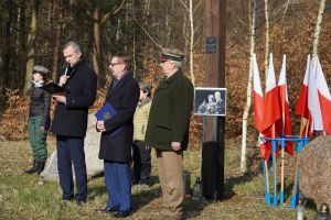 Uroczystość przy Krzyżu Katyńskim