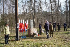 Uroczystość przy Krzyżu Katyńskim