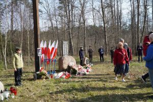 Uroczystość przy Krzyżu Katyńskim
