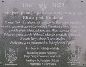 zdjęcie pomnika w Kunkach