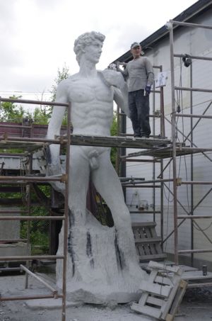 Tadeusz Biniewicz - rzeźba Dawida