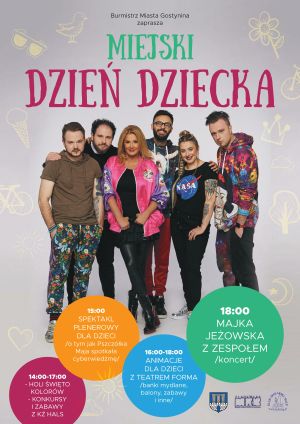 Plakat promujący Miejski Dzień Dziecka