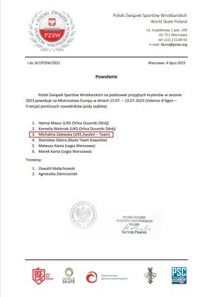 Powołanie do kadry polskiej
