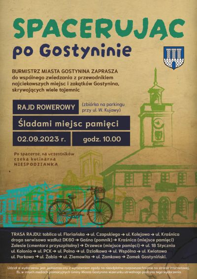 Rajd rowerowy "Śladami miejsc pamięci narodowej"