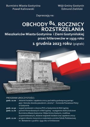 plakat - zaproszenie na obchody