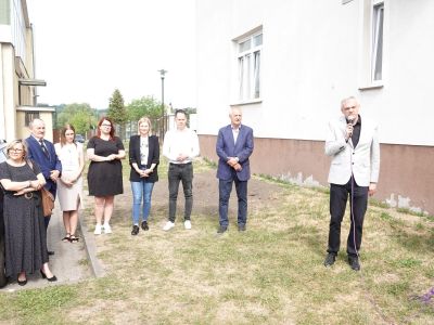 Ogródek sensoryczno-rekreacyjny w Zespole Szkolno-Przedszkolnym w Gostyninie
