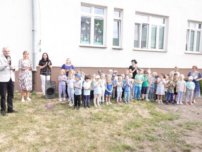 Ogródek sensoryczno-rekreacyjny w Zespole Szkolno-Przedszkolnym w Gostyninie
