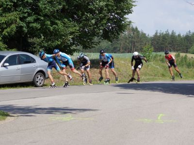 Podium dla wrotkarzy UKS Zwoleń-Team
