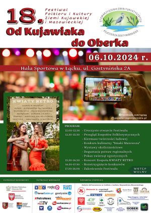 Plakat - Festiwal "Od kujawiaka do oberka"