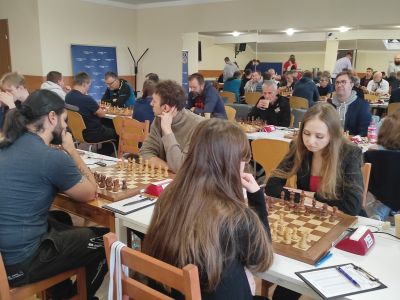 Drużynowe Mistrzostwa Polski w Szachach - I Liga z udziałem Gostmatu Gostynin.