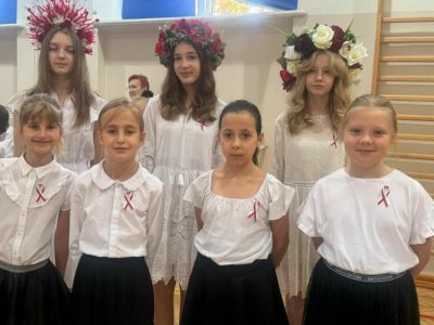 Sp 1 - udział w konkursie "Do hymnu"