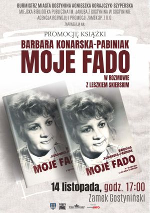 Plakat zaproszenie na promocję książki
